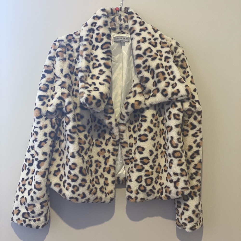 Leopard Print Coat